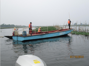 滇池水葫蘆治理污染實(shí)驗性工程實(shí)景-景觀(guān)施工